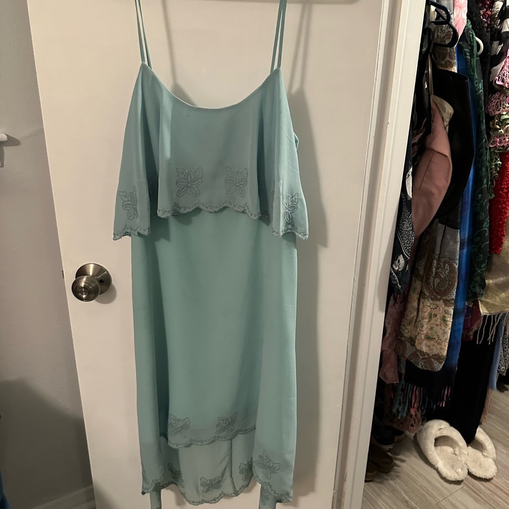 Blue 2000’s A line dress.